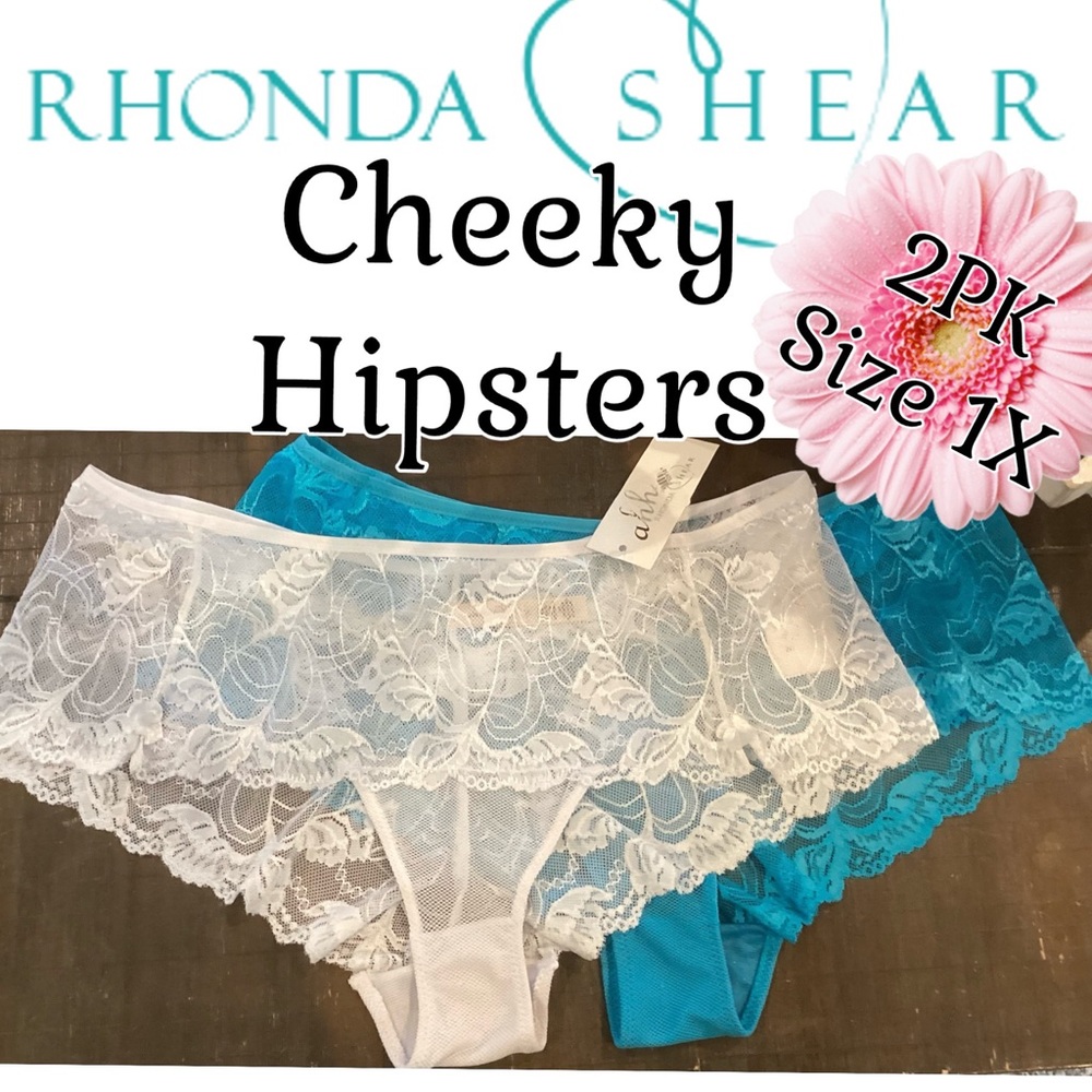 RHONDA SHEAR 2 PIECE Lace Cheeky SIZE 1X